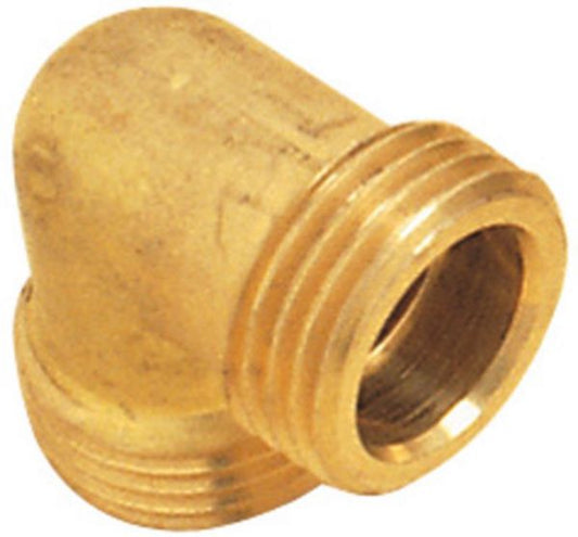 Brass elbow male-male screw 1/2 bag of 2 pieces