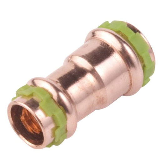 Female-female copper crimp reducer Ø 14/12 mm bag of 2 pieces