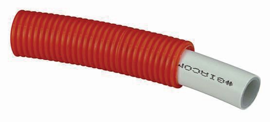 Couronne pré-gainée multicouche Ø 16 x 2 mm L.50 m rouge