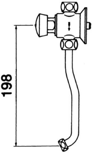 COMPLETE URINAL KIT P12 SHELL X1