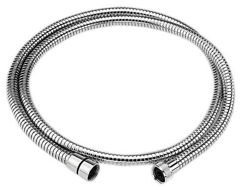 FLEXIFLOR shower hose L. 150 cm conical d. 1/2 double clip chrome