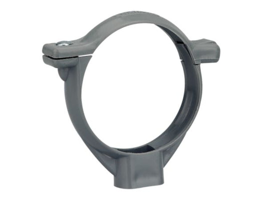 Polypropylene fixing collar for evacuation Ø 40 mm gray