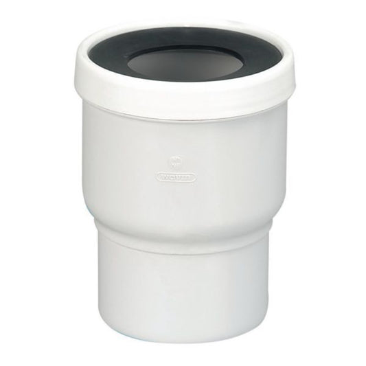 Sortie de WC blanc droit ø 100 mm