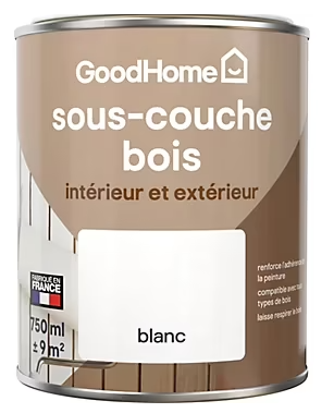 Peinture sous-couche bois GoodHome 0,75L