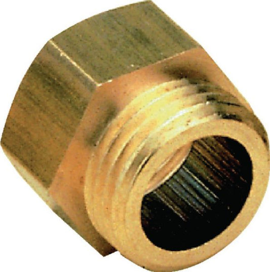 Brass nipple Ø equal to male-female screw 3/8 bag of 2 pieces