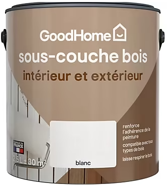 Peinture sous-couche bois GoodHome 2,5L