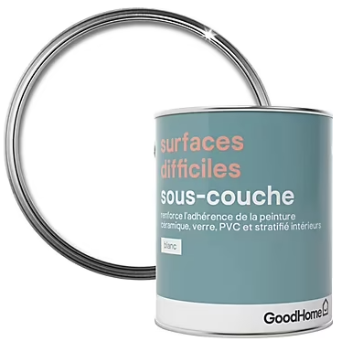 Sous-couche surfaces difficiles GoodHome blanc 2,5L
