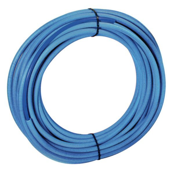 PER sheathed tube Ø 13 x 16 mm blue 25 m coil